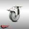Service Caster 4 Inch 316SS Gray Polyurethane Swivel Top Plate Caster with Total Lock Brake SCC-SS316TTL20S414-PPUB - alternate 4